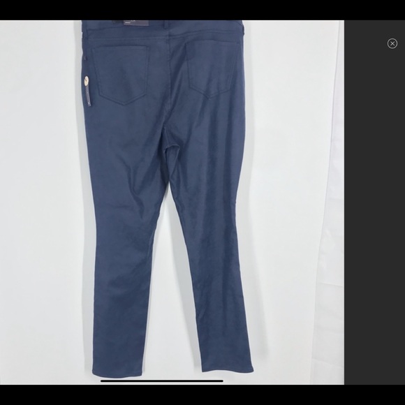 NWT NYDJ Alina skinny lift x tuck faux suede 16 - Picture 4 of 8